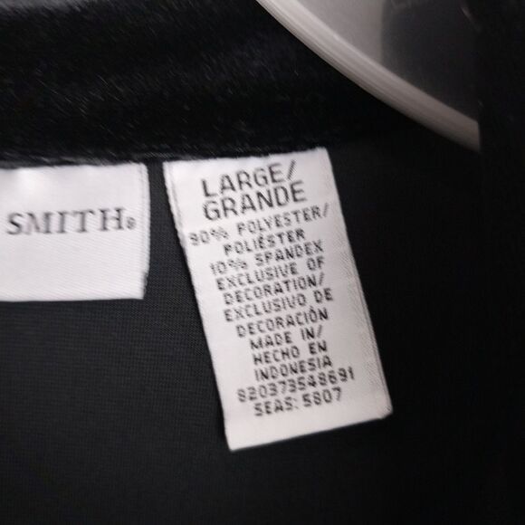 Jaclyn Smith Velour Tunic Top. Size L - Picture 11 of 16